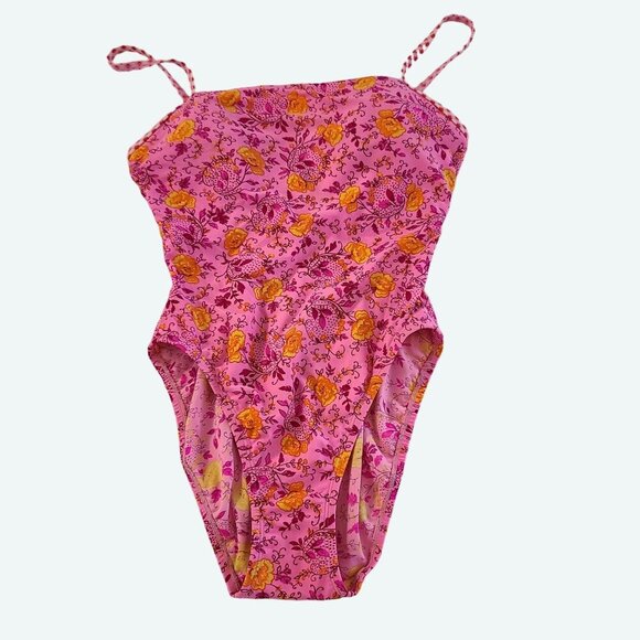 Victorias Secret Pink Floral‎ One Piece Swimsuit 8D - Picture 2 of 9